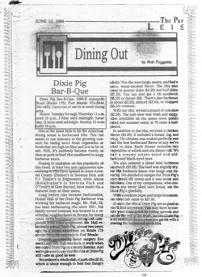Dining Out Dixie Pig Bar-B-Que